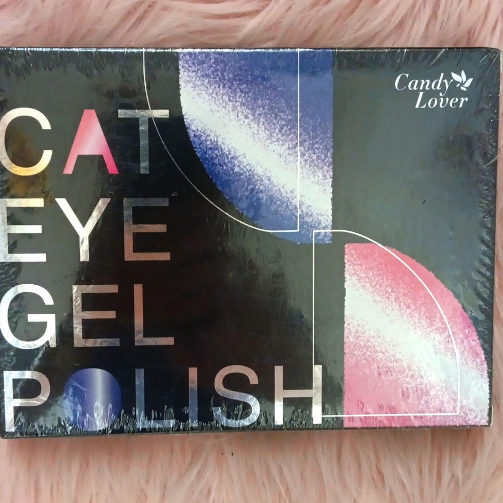 Brand New CANDY LOVER CAT EYE GEL NAIL POLISH SET-6CT